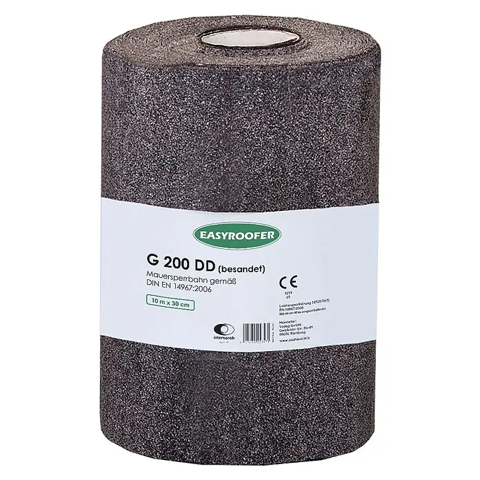 Mauersperrbahn G200 DD - 10 m x 30 cm - Vorderansicht