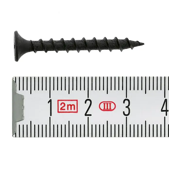 Profi Depot Gipszkarton csavar - Átmérő: 3,9 mm, Hosszúság: 35 mm, Süllyesztett fej, Durva szál - Felülnézet