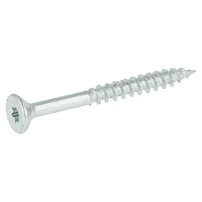 Profi Depot Spanplattenschraube VZ - Ø x L: 4 x 40 mm, 200 Stk., Verzinkt - Diagonale Ansicht