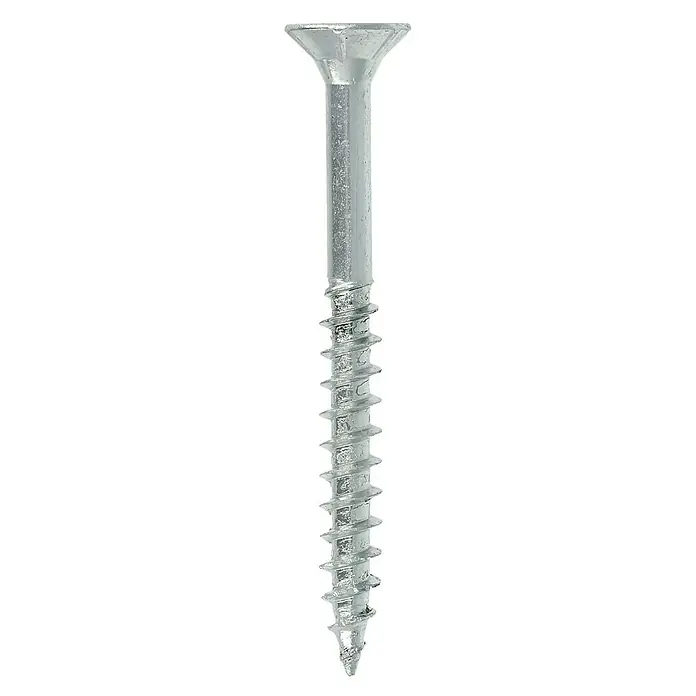 Profi Depot Spanplattenschraube VZ - Ø x L: 4 x 40 mm, 1.000 Stk., Verzinkt - Vorderansicht