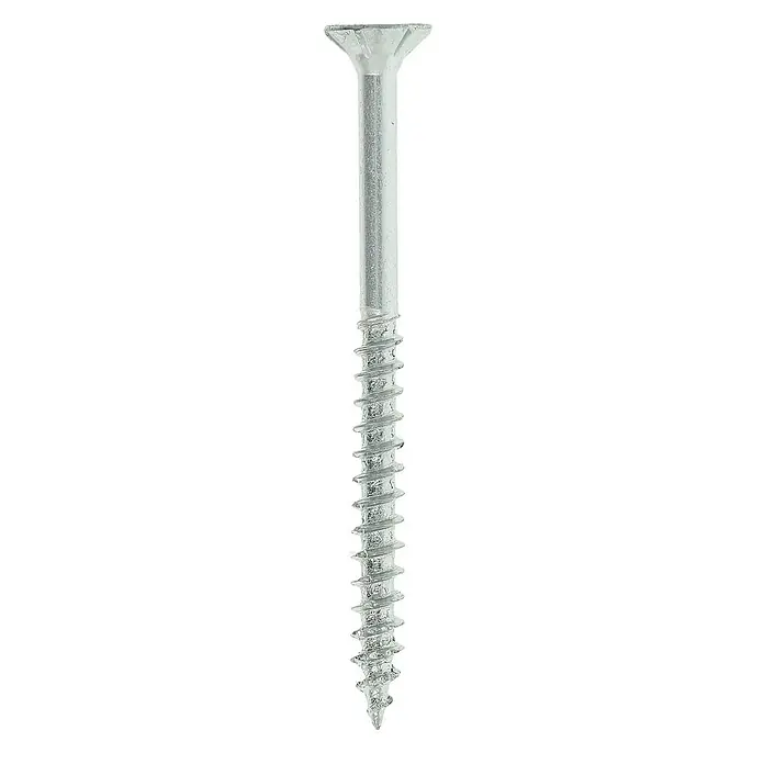 Profi Depot Spanplattenschraube VZ - Ø x L: 4 x 50 mm, 500 Stk., Verzinkt - Vorderansicht