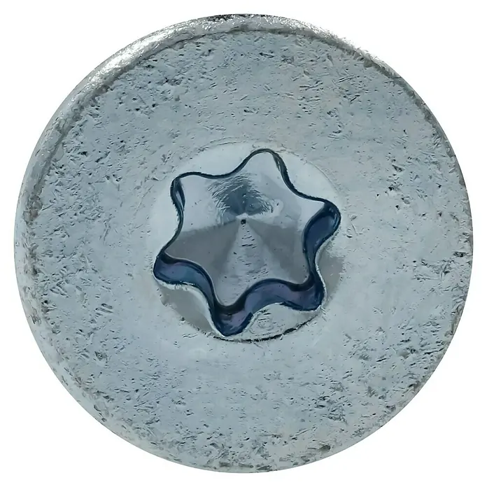 Profi Depot Tornillo de ajuste VZ - Diámetro: 6 mm, Largo: 80 mm, TX para accionamientos TORX, 100 uds. - Primer plano