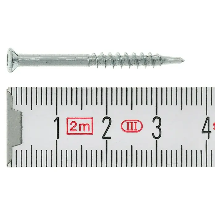 Profi Depot Dielenschraube VZ TX - Durchmesser: 3,2 mm, Länge: 35 mm, TX für TORX-Antriebe, 200 Stk. - Draufsicht