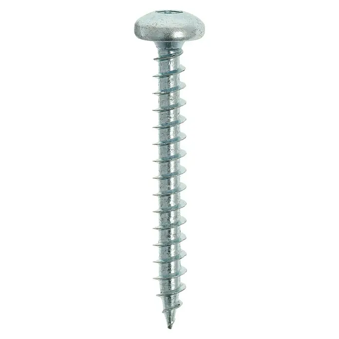 Profi Depot Spanplattenschraube VZ - 6 x 50 mm, 100 Stk., Verzinkt, TX für TORX-Antriebe - Vorderansicht