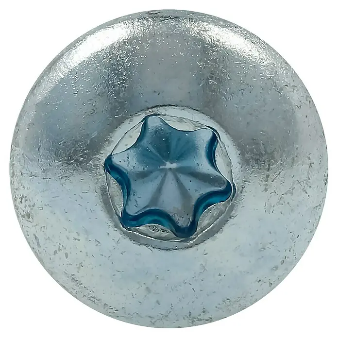 Profi Depot Spanplattenschraube VZ - 6 x 50 mm, 100 Stk., Verzinkt, TX für TORX-Antriebe - Detailaufnahme