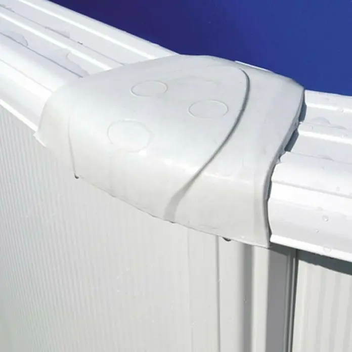 Gre Piscina circular desmontable Fidji - Ø x Al: 350 x 120 cm, 10.102 l, Blanco - Primer plano