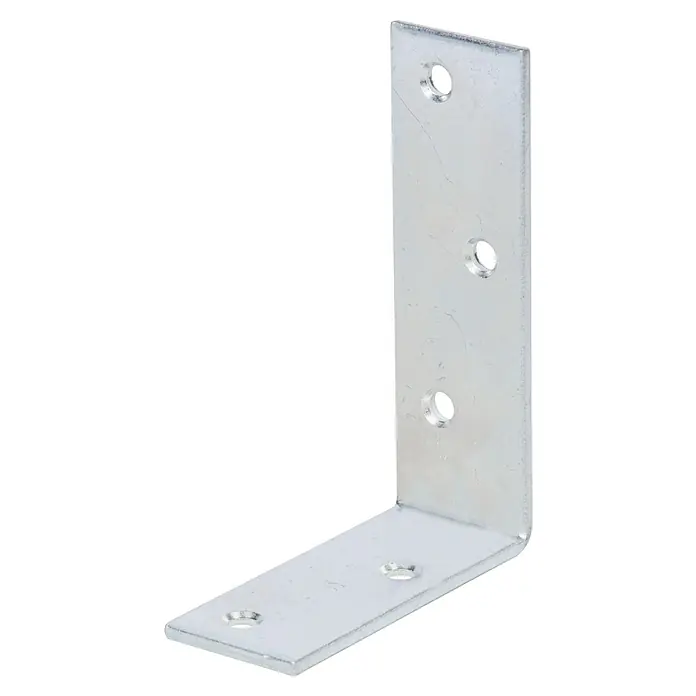 Stabilit Escuadra para vigas - 100 x 75 x 30 mm, Acero, Zincado, Plateado - Vista angular