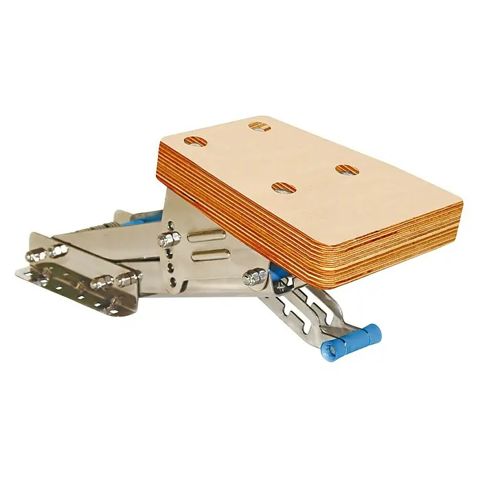 Soporte motor - Madera, Apto para: Motores fuerborda, Material: Acero inoxidable - Vista descendente