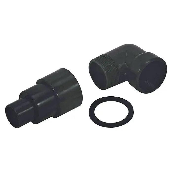 Racor de manguera completo - Para conexión de manguera: 30 - 60 mm, Nylon - Vista angular