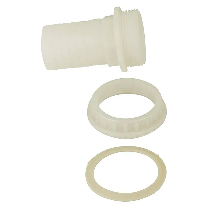 Conector de mangueras Recto - Diámetro: 38 mm - Vista descendente
