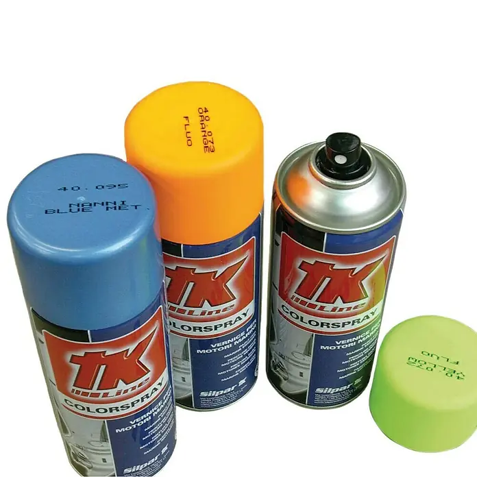 Pintura en spray TK para cadena - 40 ml, Naranja - Vista angular