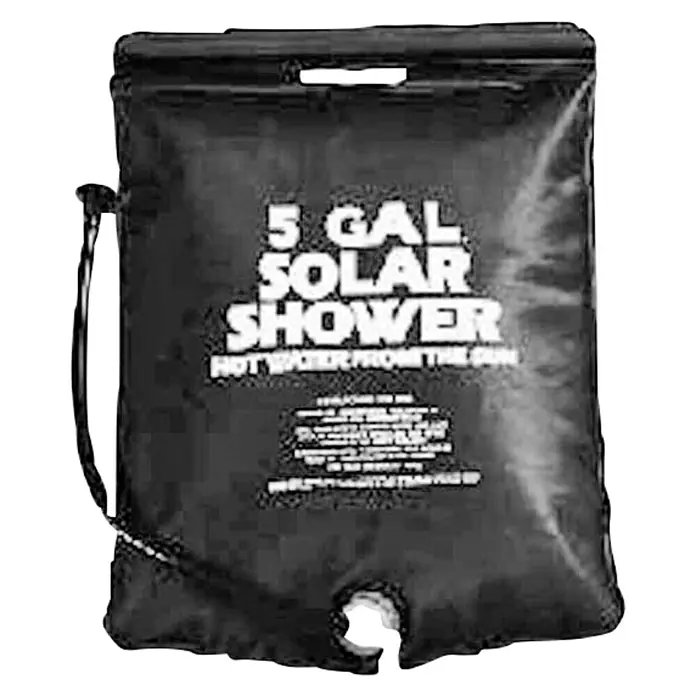 Ducha solar portátil - Capacidad: 19 l, Específico para: Eliminar el salitre del agua del mar - Vista frontal