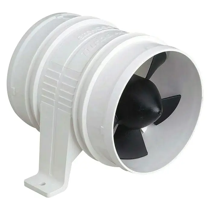 Extractor Atwood - Blanco, Diámetro: 100 mm - Vista angular