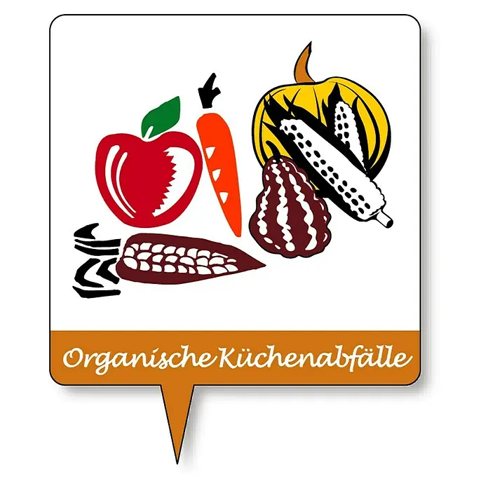 KHW Komposter - 340 l, 75 x 75 x 87 cm - Skizze