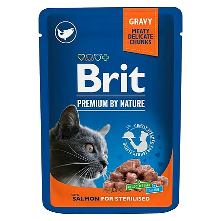 Brit Premium Comida húmeda para gatos Esterilizados