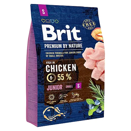 Brit Premium Pienso seco para perros Nature Junior S