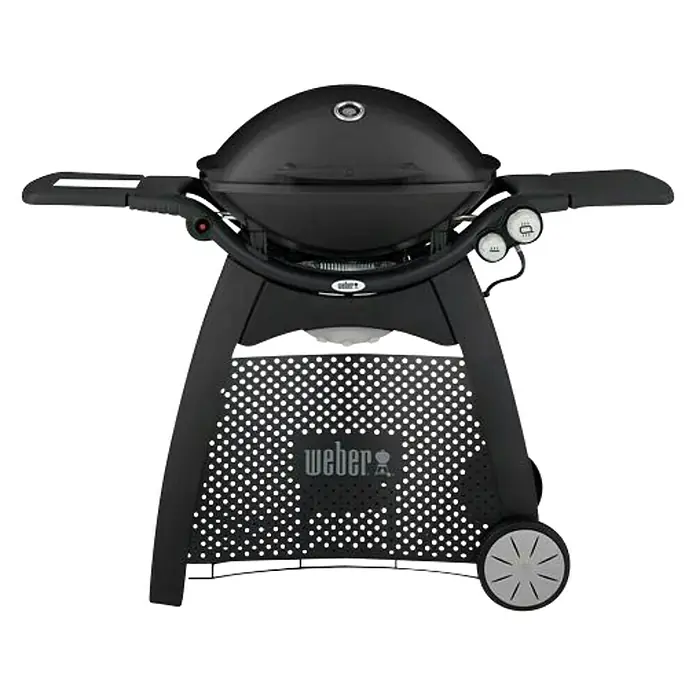 Weber Q 3000 Gasbarbecue - Aantal branders: 2, Hoofdgrilloppervlak: 63 x 45 cm, 6,36 kW - Vooraanzicht
