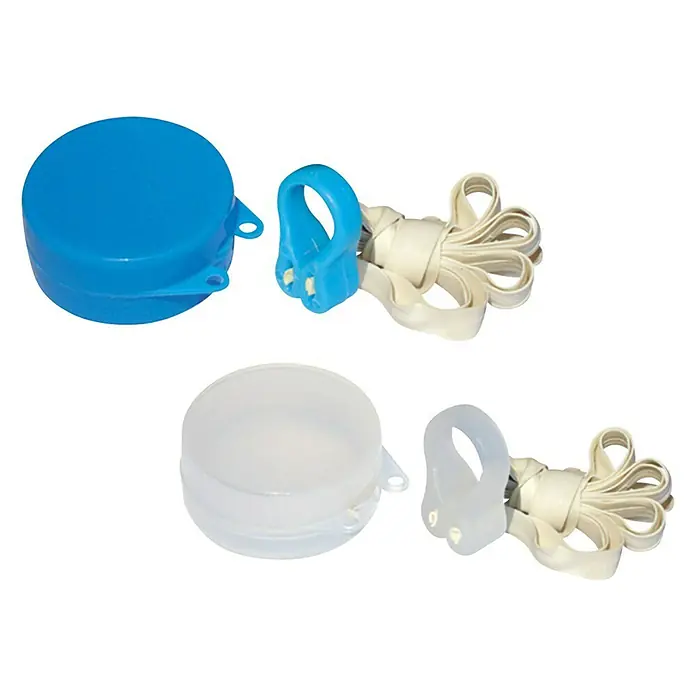 Bestway Pinza nasal - Azul/Blanco, Silicona - Vista descendente