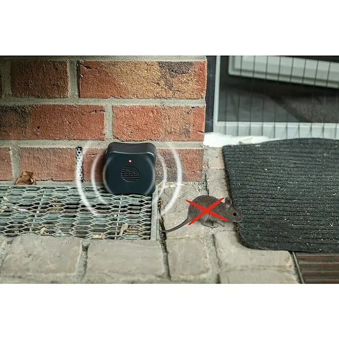 Gardigo Ratten- & Mäusebekämpfung Mäusefeind - Ultraschall, Batteriebetrieben - Anwendungsbeispiel