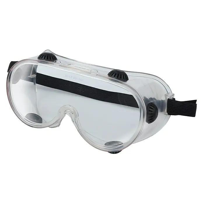 Wisent Schutzbrille - Transparent, Mit Ventil - Diagonale Ansicht