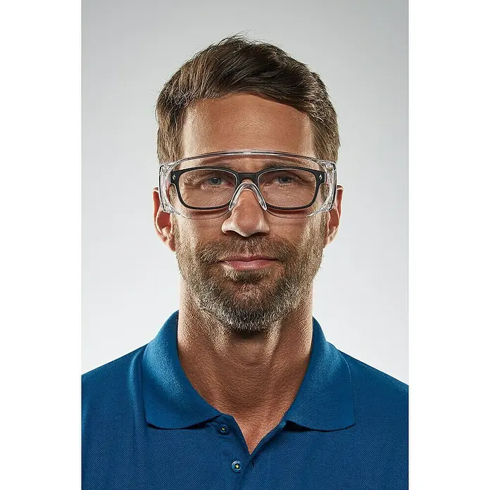 Wisent Schutzbrille - Transparent, Bügel - Anwendungsbeispiel