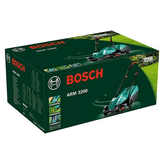 Bosch Elektro-Rasenmäher ARM 32 - 1.200 W, Schnittbreite: 32 cm - Diagonale Ansicht