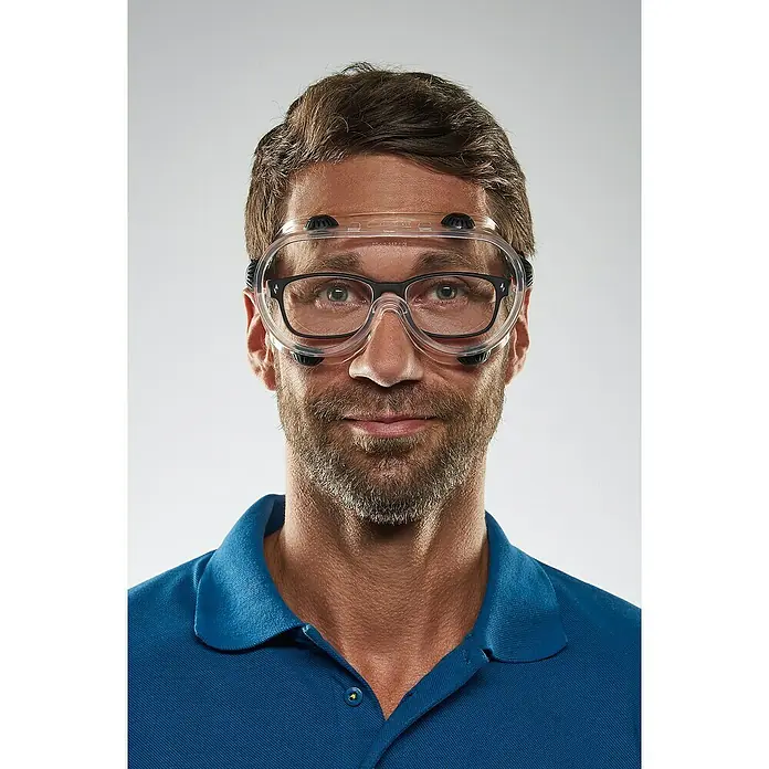Wisent Schutzbrille - Transparent, Mit Ventil - Anwendungsbeispiel