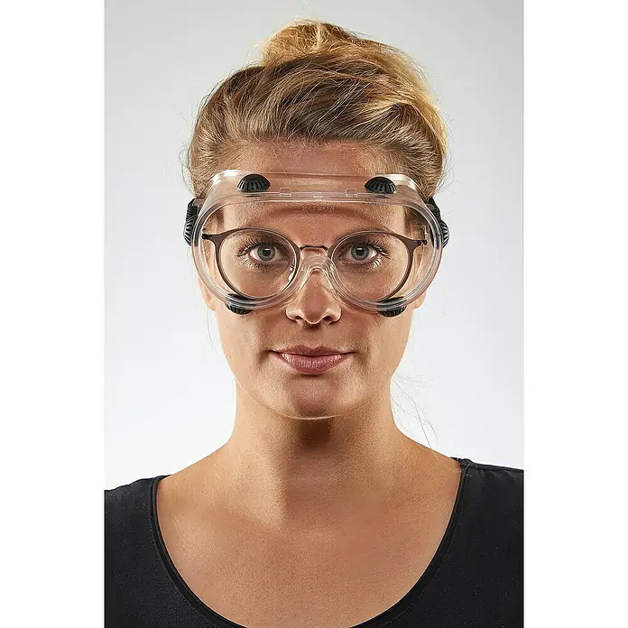 Wisent Schutzbrille - Transparent, Mit Ventil - Anwendungsbeispiel