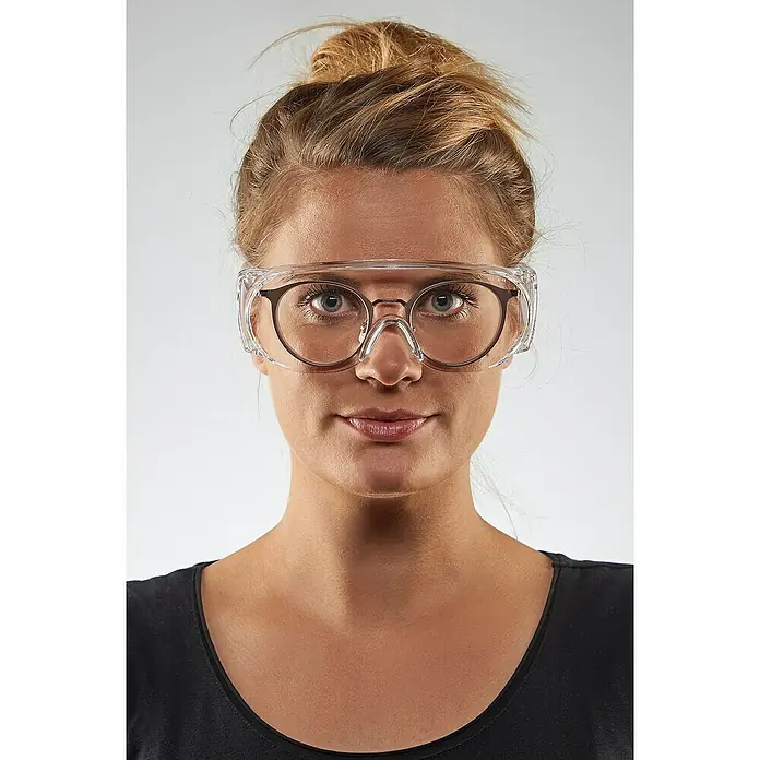 Wisent Schutzbrille - Transparent, Bügel - Anwendungsbeispiel