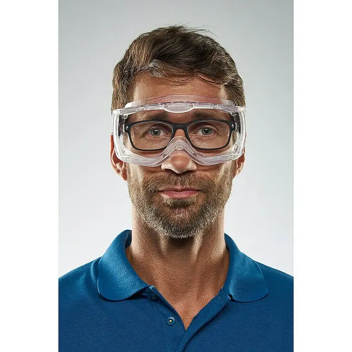 Wisent Schutzbrille - Transparent, Indirekte Belüftung - Anwendungsbeispiel