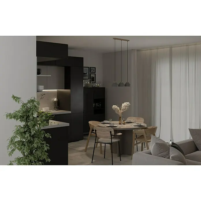 Spotlight Pendelleuchte Tristan - Höhe: 110 cm - Stimmungsaufnahme