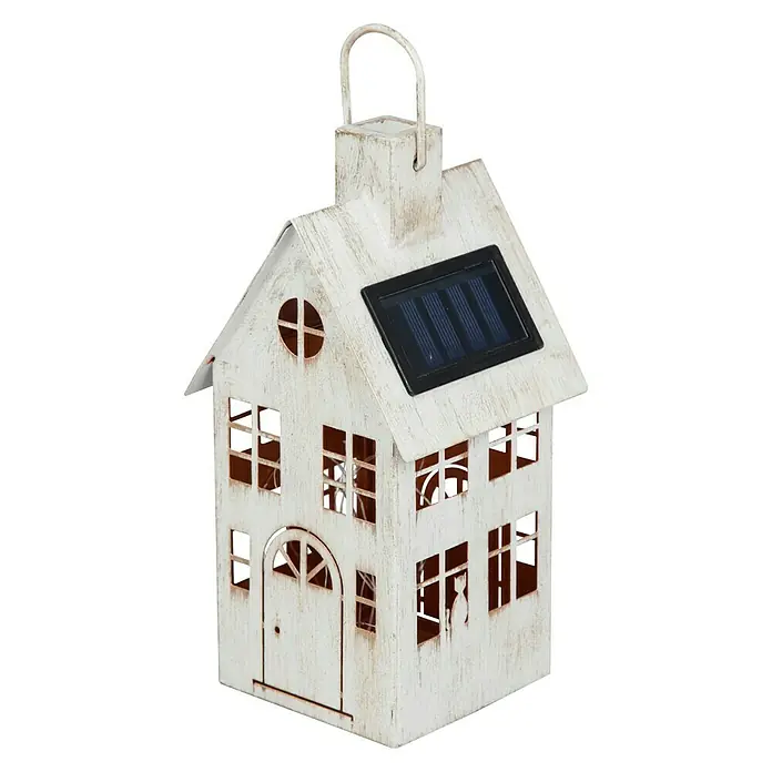 BAUHAUS Solarna svjetiljka - 20,5 x 10,5 x 10,5 cm, S izvorom svjetlosti, IP44 - Dijagonalni pogled