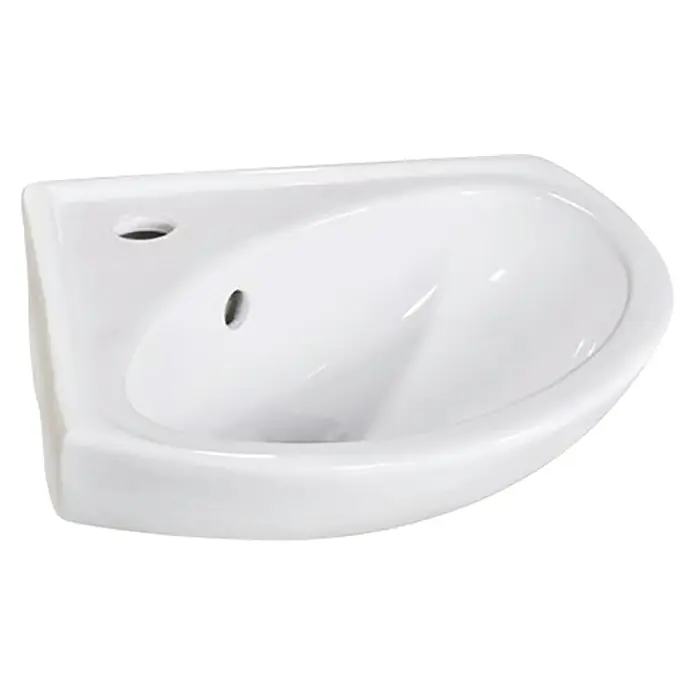 Laufen Handwaschbecken - 34,5 x 34,5 cm, Keramik, Weiss - Diagonale Ansicht