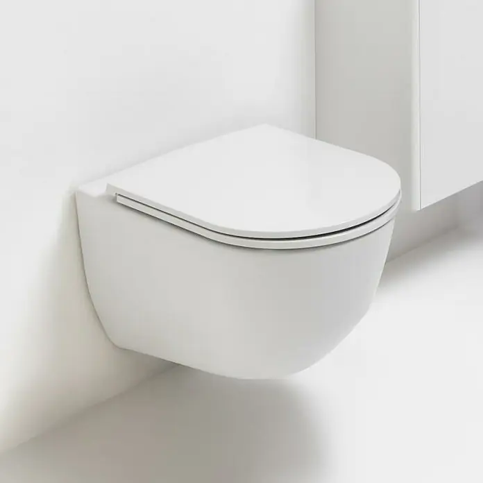 Laufen Wand-WC Pro - Spülrandlos, Mit schmutzabweisender Glasur, Spülform: Tief, WC Abgang: Waagerecht, Weiß - Stimmungsaufnahme