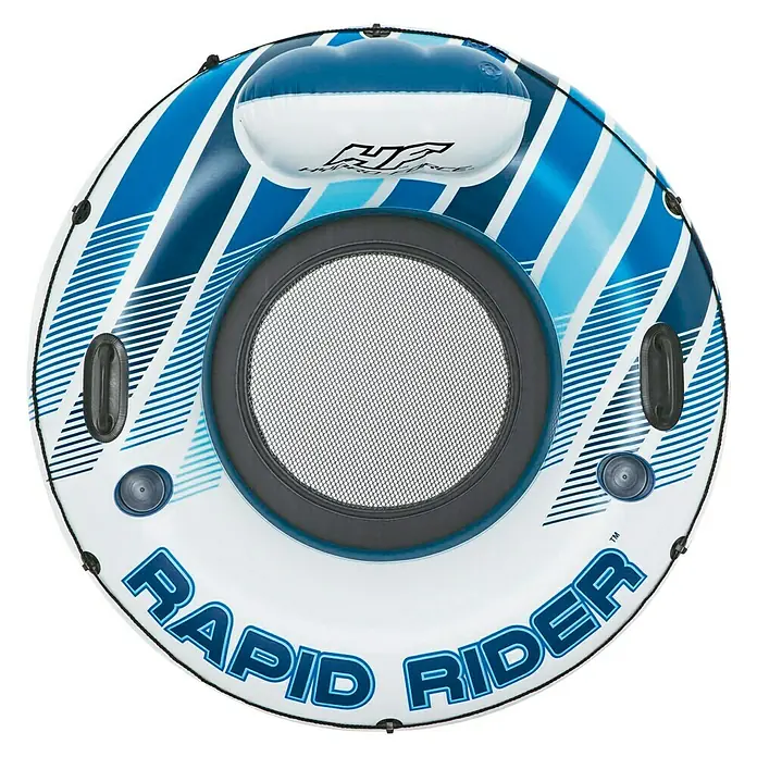 Hydro-Force Band Rapid Rider Tube X1 blue - l x b x h: 122 x 122 x 48,5 cm, Belasting: 90 kg - Top-down weergave