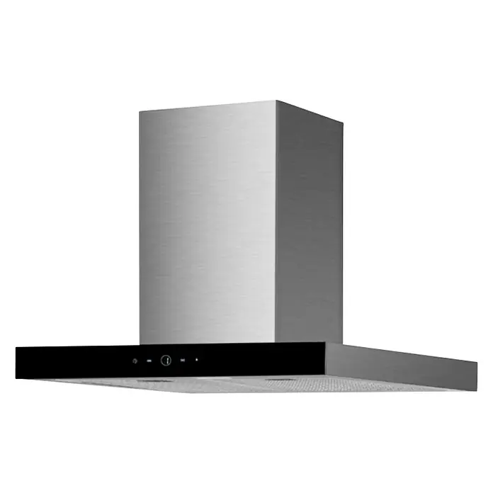 Cata Campana decorativa Legend XGBK - Ancho: 69,5 cm, Potencia de aire máx.: 530 m³/h, Negro/Inox - Vista angular