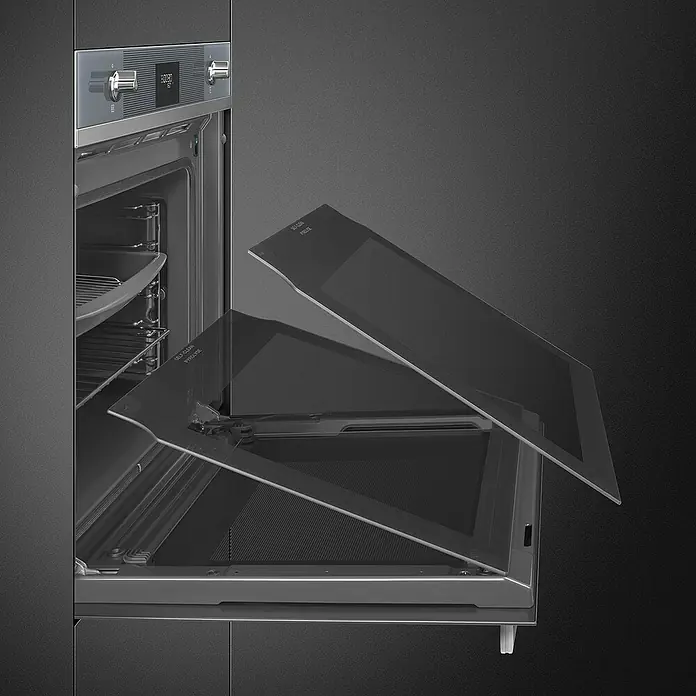 Smeg Horno empotrado SOP6101S2S - Número de tipos de calentamiento: 11 ud., Volumen horno: 68 l, Negro - Foto ambiente