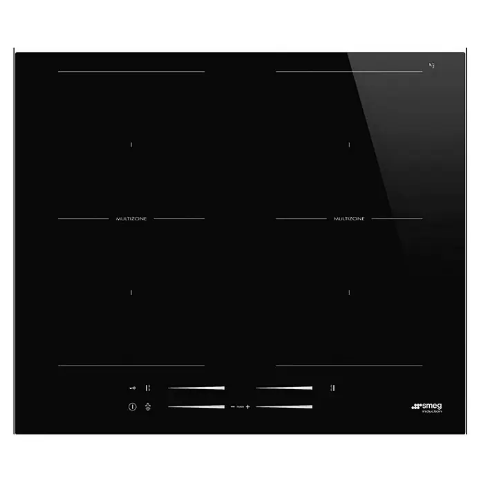 Smeg Placa de inducción SI2M7643D - Zonas de cocción: 4 ud., Inducción - Vista descendente