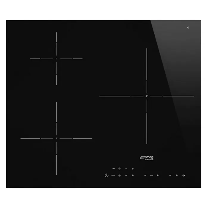 Smeg Placa de inducción SI5632D - Zonas de cocción: 3 ud., Inducción, Touch-Control - Vista descendente