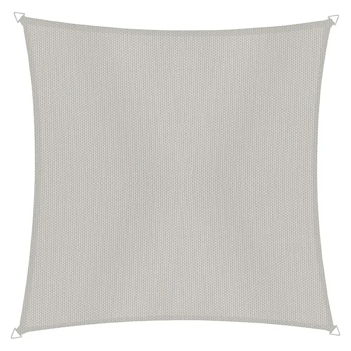 Windhager Schaduwdoek Cannes - Grijs, b x l: 5 x 5 m, Vierkant - Top-down weergave