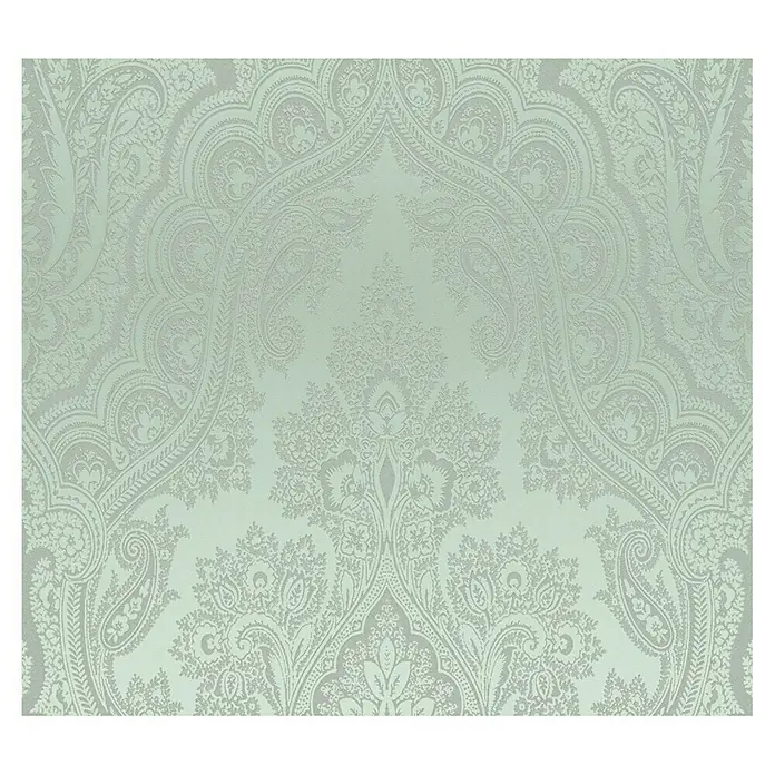 AS Creation Vliestapete Paisley Damask - Mintgrün, 10,05 x 0,53 m - Draufsicht