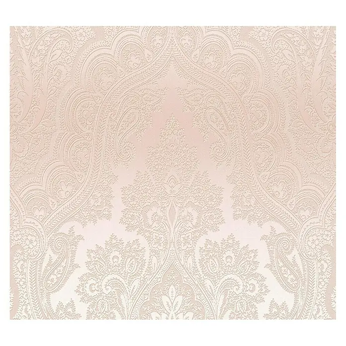 AS Creation Vliestapete Paisley Damask - Rosé, 10,05 x 0,53 m - Draufsicht