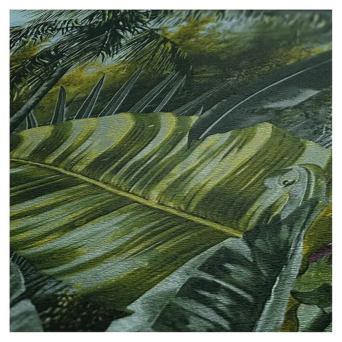 AS Creation Vliestapete Dschungel - Grün/Blau, 10,05 x 0,53 m - Draufsicht