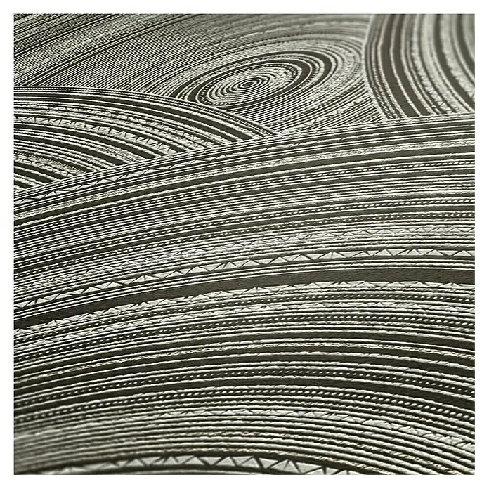 AS Creation Vliestapete Kreis - Taupe, 10,05 x 0,53 m - Draufsicht