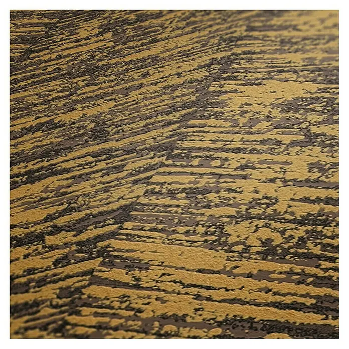 AS Creation Vliestapete Zick-Zack - Braun/Gold, 10,05 x 0,53 m - Draufsicht
