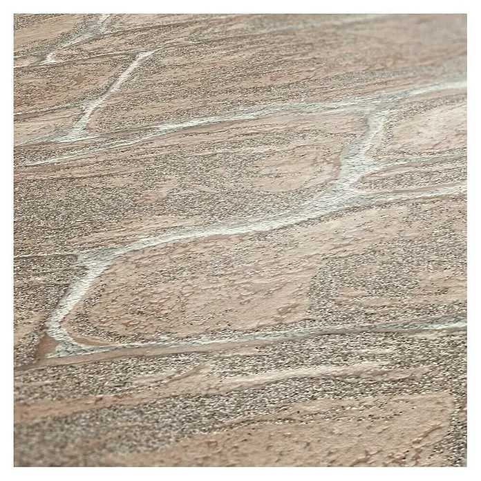 AS Creation Vinyl-Tapete Stein - Grau/Beige, 10,05 x 0,53 m - Draufsicht