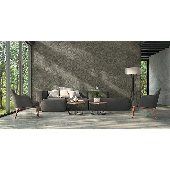 AS Creation Vliestapete Kreis - Taupe, 10,05 x 0,53 m - Stimmungsaufnahme