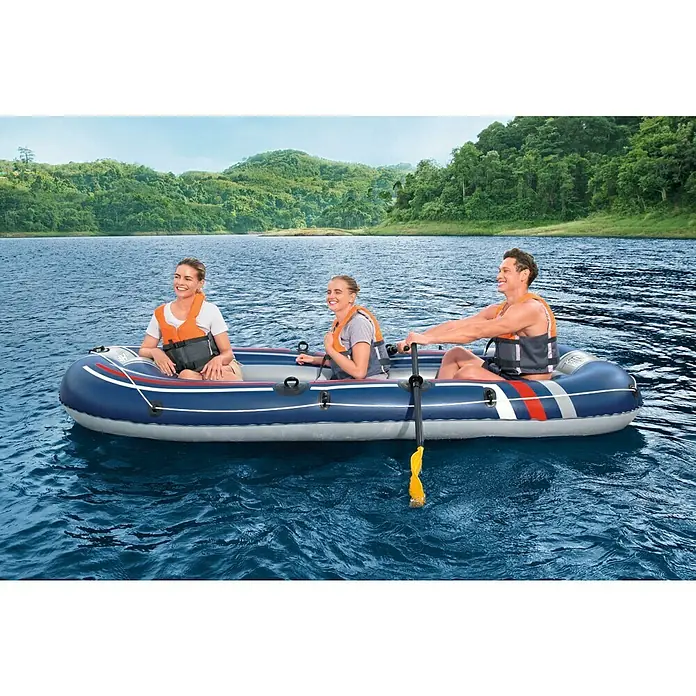 Hydro-Force Opblaasboot Treck X3 set - l x b x h: 307 x 126 x 39 cm, Geschikt voor: 3+1 personen, Belasting: 270 kg - Toepassingsvoorbeeld