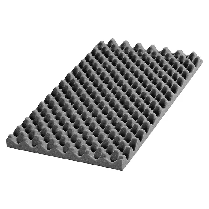 Noppenschaum Akupur - 100 x 200 x 3 cm, PU-Schaum - Diagonale Ansicht