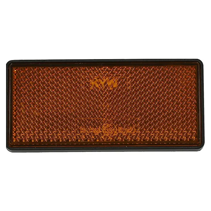 UniTEC Seiten-Reflektor - 95 x 38 mm, Orange - Vorderansicht